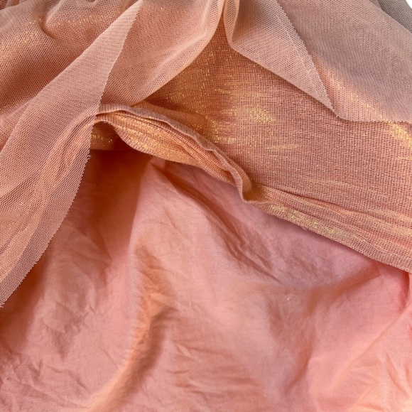 Cat & Jack Orange Rosette Tulle Party Dress 3T EUC - Picture 4 of 8